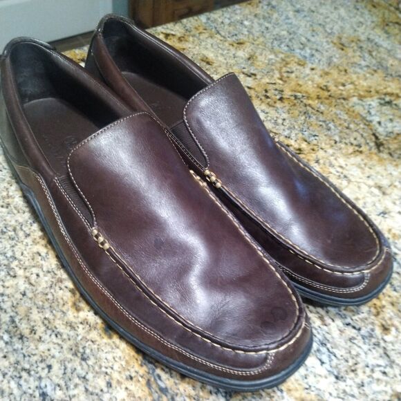 Cole Haan Tucker Venetian Loafers Men's 13M Brown Leather Slip On Shoes C04059 - Picture 2 of 13